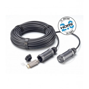 Оптичний HDMI кабель Inakustik Profi HDMI 2.0 LWL 124 Gbps броньований