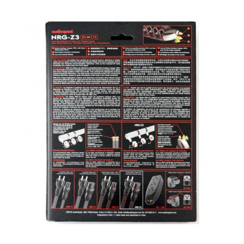 Силовий кабель Audioquest NRG-Z3 EU
