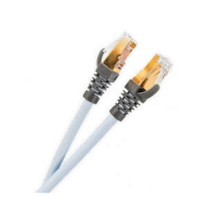 Ethernet кабель Supra cat 8 STP Patch FRHF Blue RJ/E