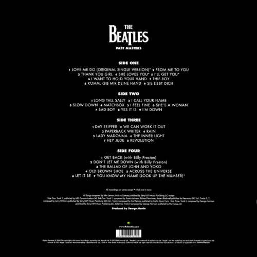 Вініловий диск The Beatles / Past Masters (2LP)