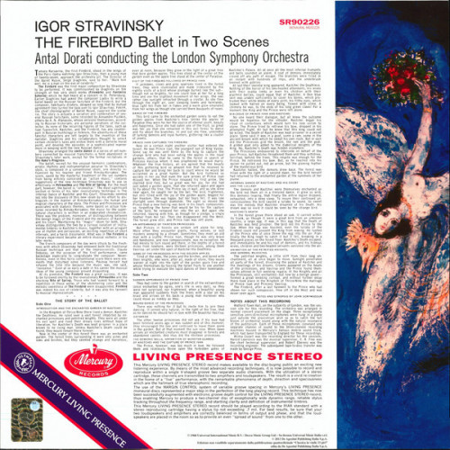 Вініловий диск Igor Stravinsky, London Symphony Orchestra, Antal Dorati / The Firebird (LP)