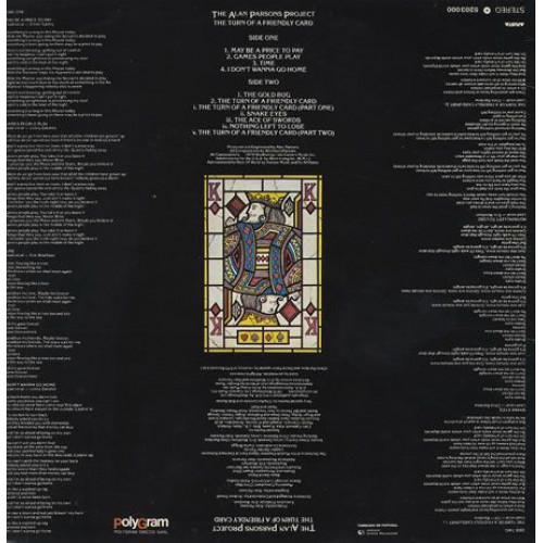 Вініловий диск The Alan Parsons Project / The Turn Of a Friendly Card (LP)