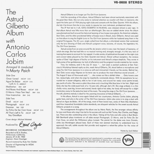 Вініловий диск Astrud Gilberto, Antonio Carlos Jobim / THE Astrud Gilberto Album (LP)