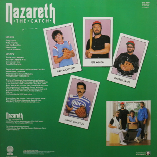 Вініловий диск Nazareth / The Catch (LP)