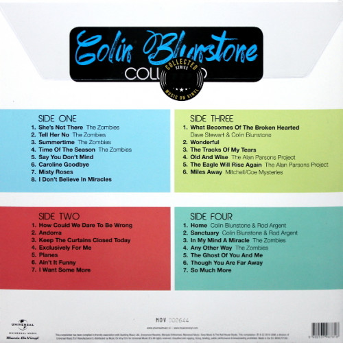 Colin Blunstone Vinyl Disc / Collected (Colored Vinyl)(2LP)