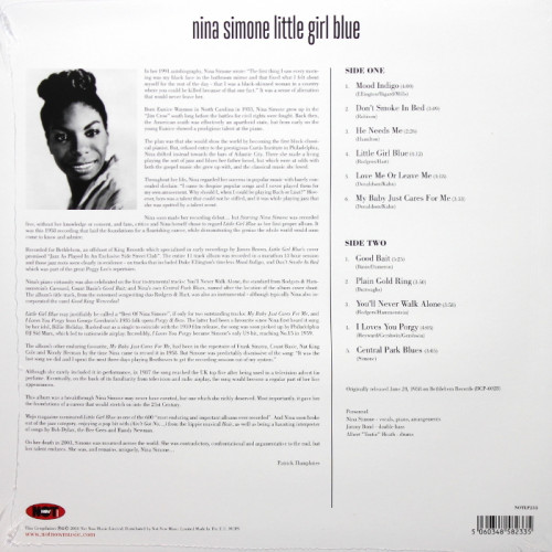 Nina Simone / Little Gitl Blue (Colored Vinyl) Vinyl Disc(LP)